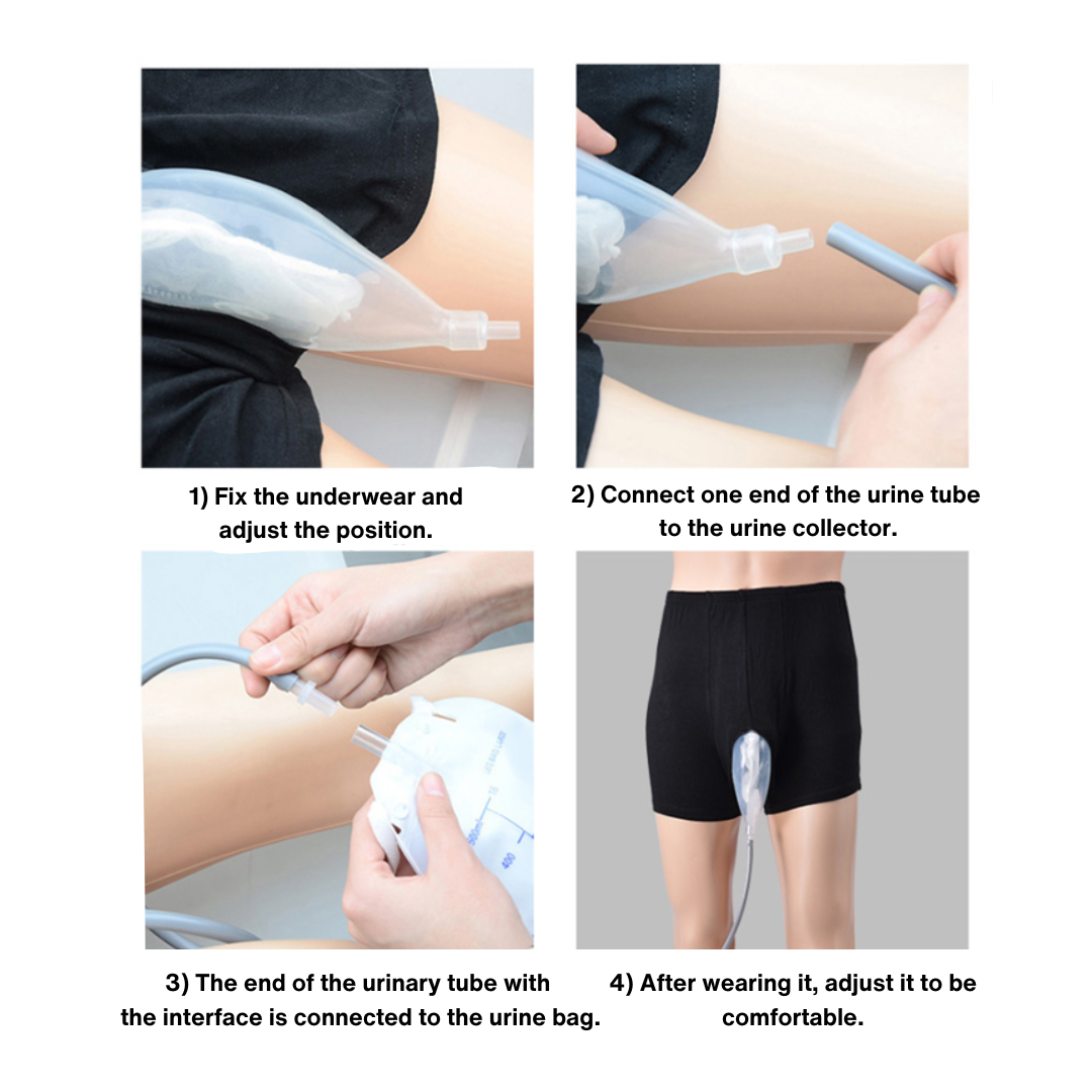 Comfort Fit Reusable Urine Collector Underwear with Built-In Pouch – Discreet Incontinence Aid for Independence