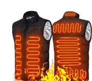 Rechargeable Heated Vest, 9-Zone Warming System