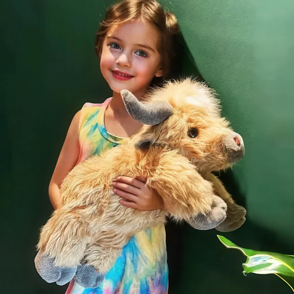 FarmFriend | Cute Soft Stuffed Cartoon Highland Cow Plush Toy