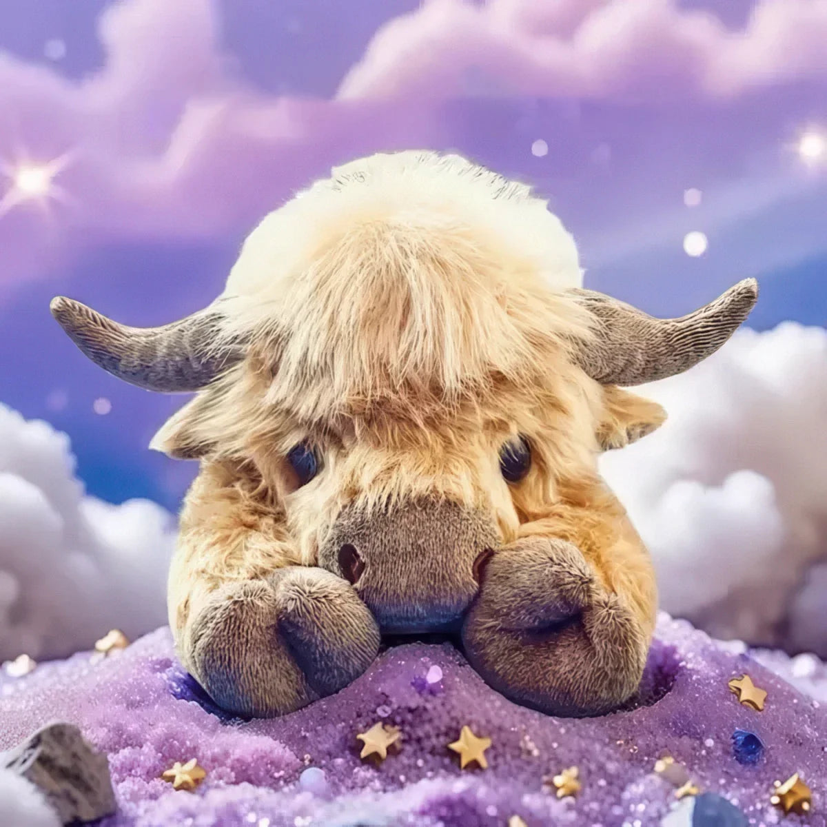FarmFriend | Cute Soft Stuffed Cartoon Highland Cow Plush Toy