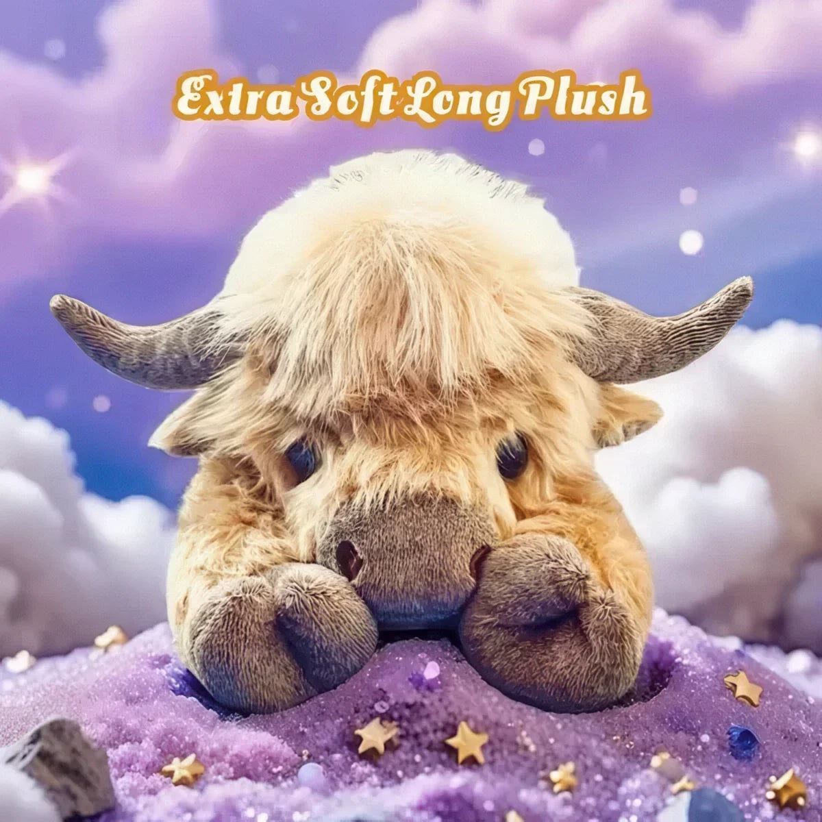 FarmFriend | Cute Soft Stuffed Cartoon Highland Cow Plush Toy