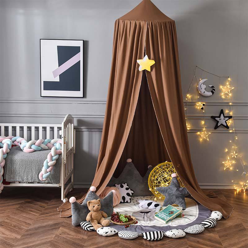 Kids Bed Canopy & Nursery Tent | Hanging Crib Drape & Decor