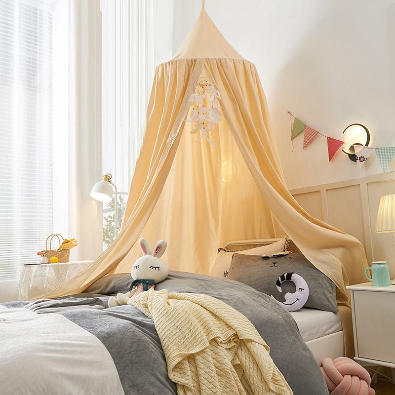 Kids Bed Canopy & Nursery Tent | Hanging Crib Drape & Decor