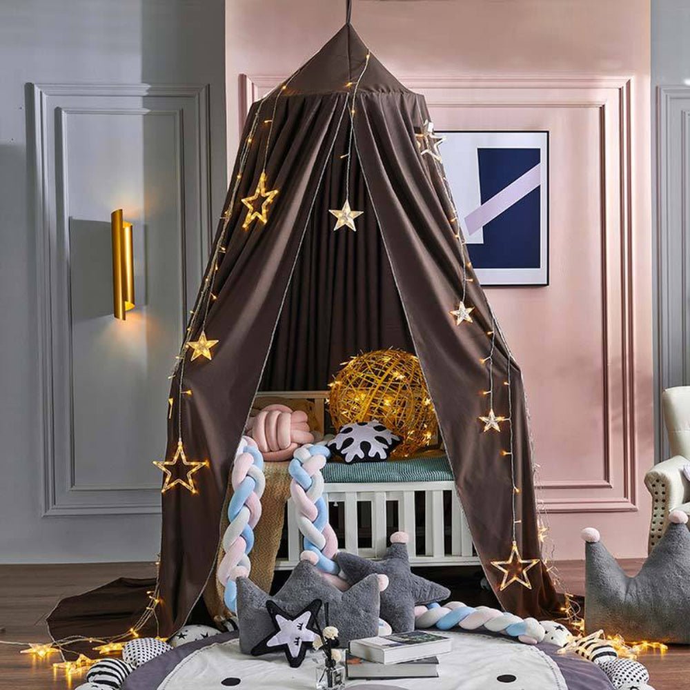 Kids Bed Canopy & Nursery Tent | Hanging Crib Drape & Decor