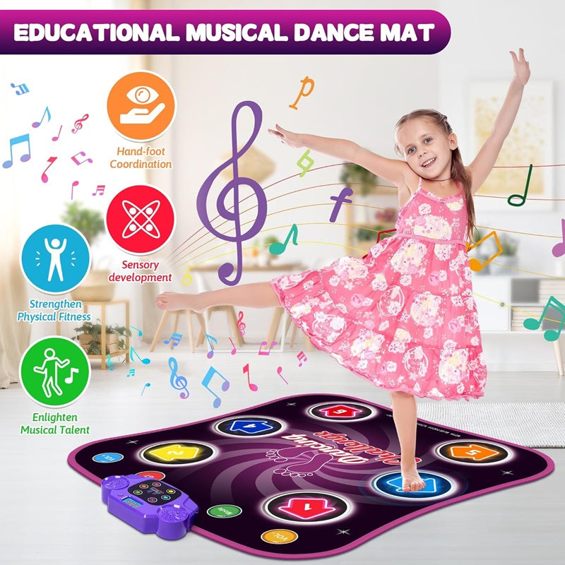 RhythmStep | Interactive Wireless Bluetooth Dance Mat for Kids with 5 Game Levels