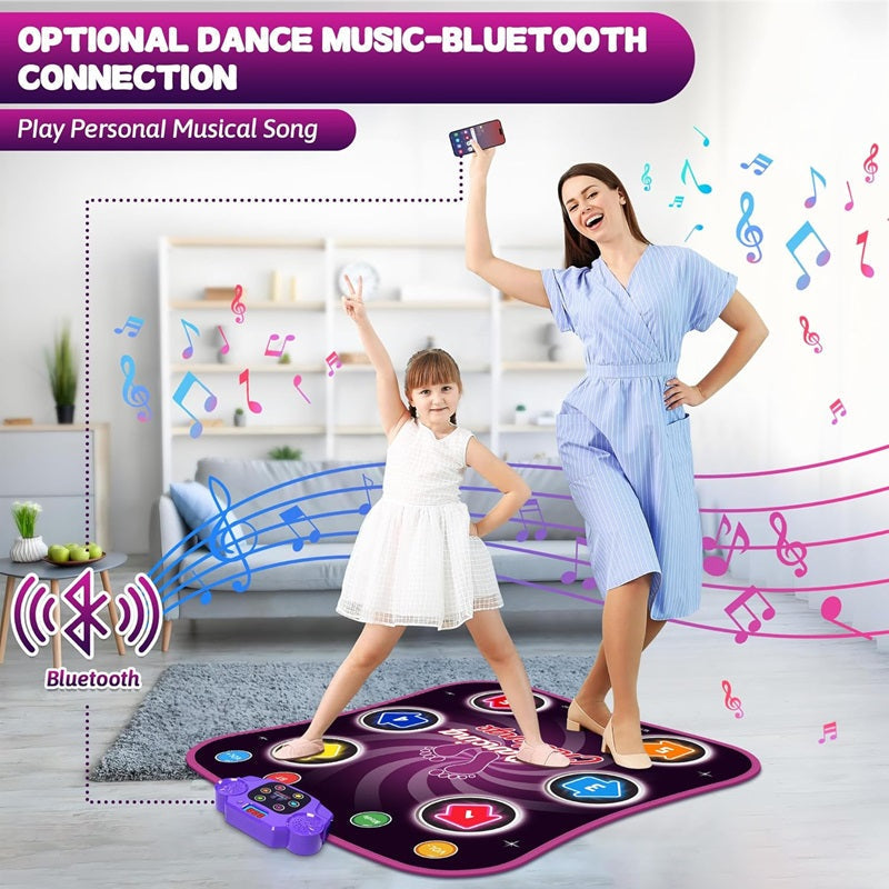 RhythmStep | Interactive Wireless Bluetooth Dance Mat for Kids with 5 Game Levels