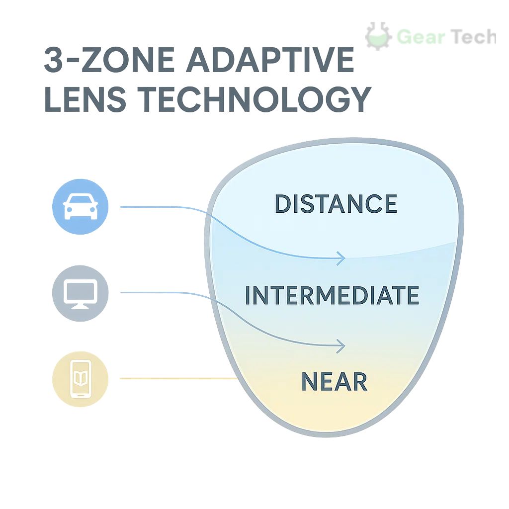 Progressive Multifocal Reading Glasses | German Design Bifocal Eyeglasses