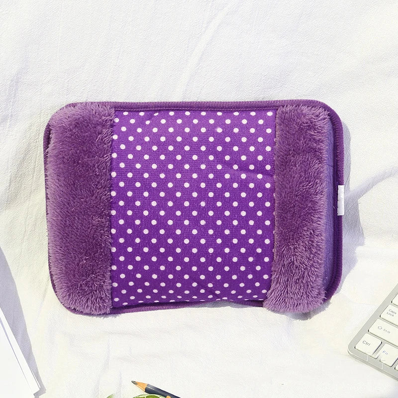 WarmEase | Portable Cordless Electric Heating Pad with Soft Plush Fabric