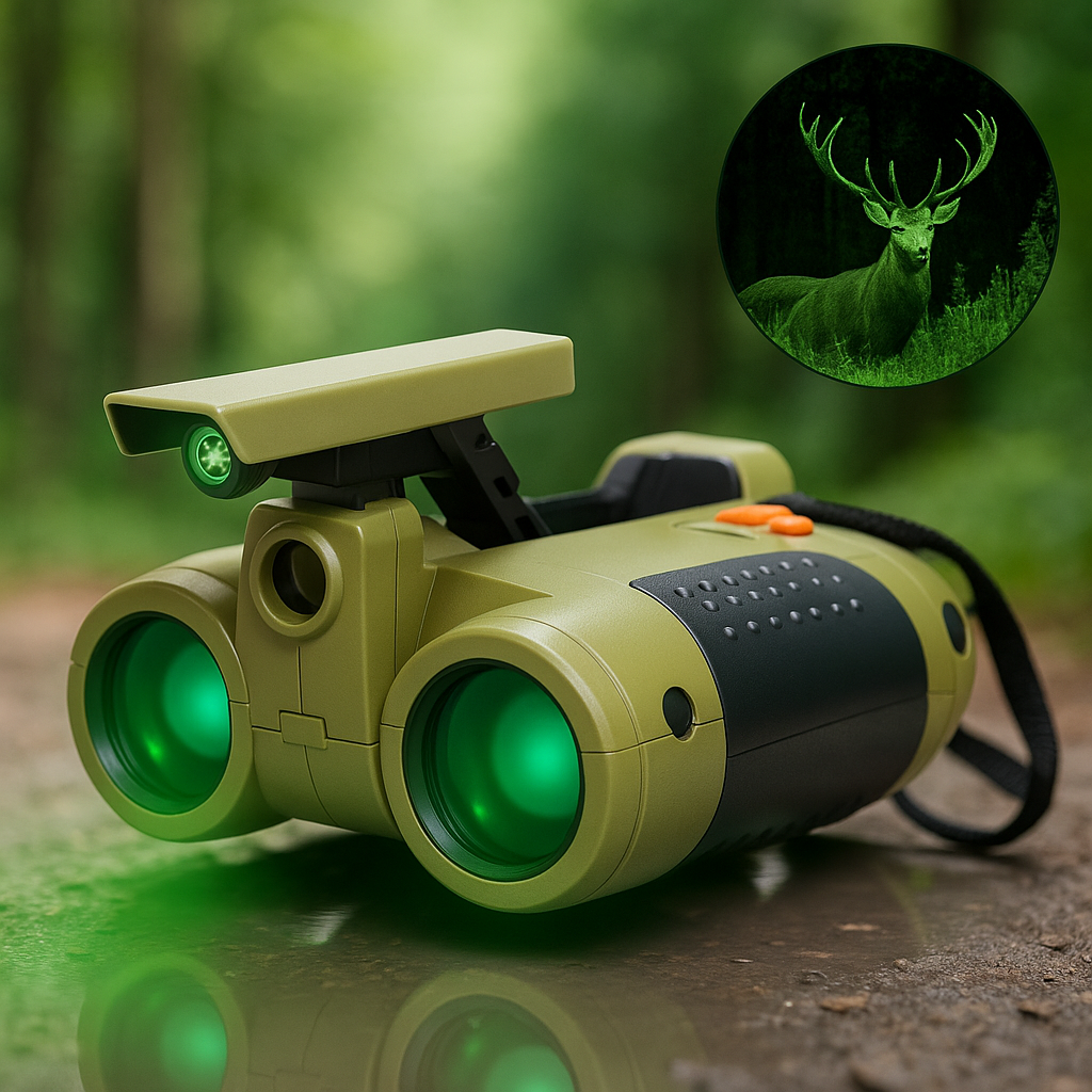 Night Vision Binoculars for Children, Lightweight & Durable Toy