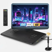 Large HD Portable DVD Player with Six Hour Battery and 15.6 Inch Screen