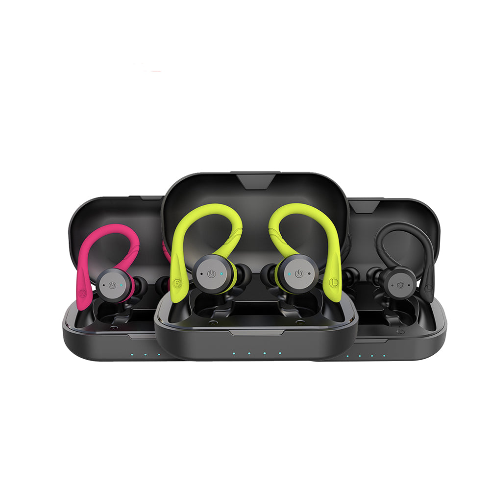 Waterproof Wireless Sports Earbuds | 20 Hour Battery Life, Bluetooth Headphones