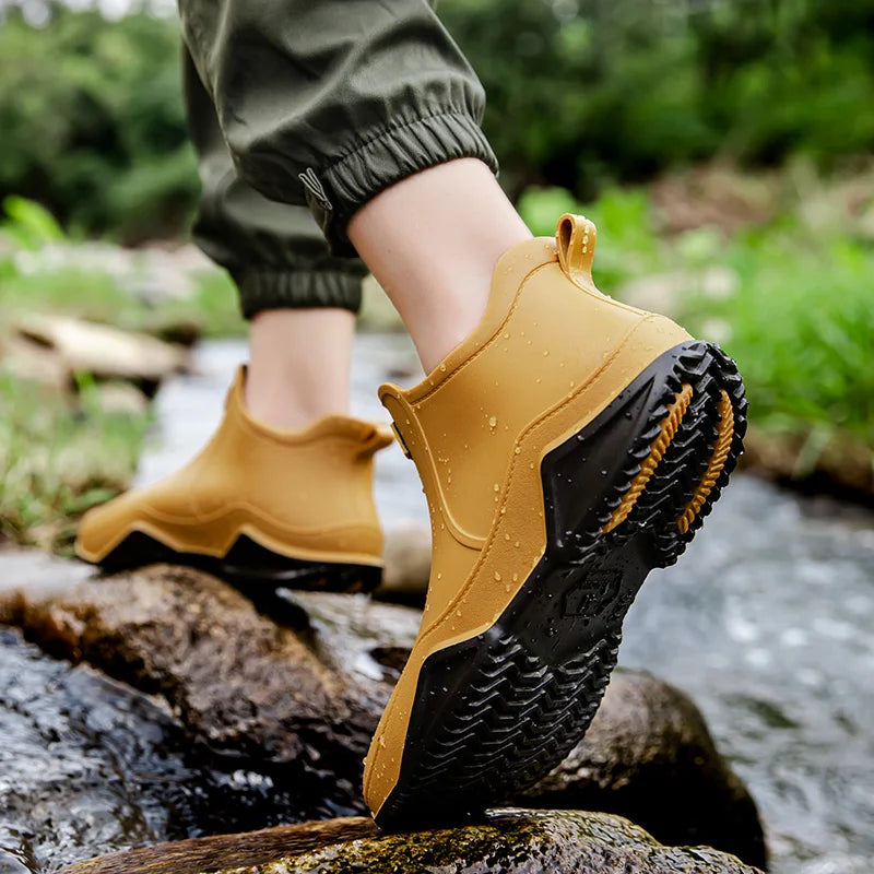 Stylish Waterproof Ankle Boots for Women, Fashionable Rain & Winter Boot Design
