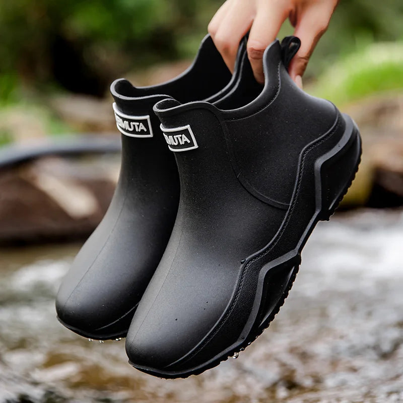 Stylish Waterproof Ankle Boots for Women, Fashionable Rain & Winter Boot Design