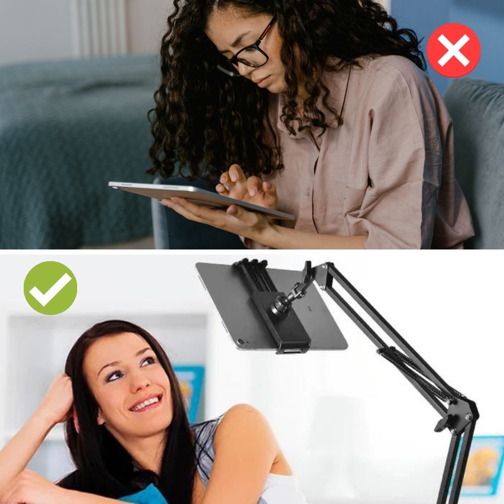 EricLane | Adjustable Multi-Angle Comfort Tablet Stand