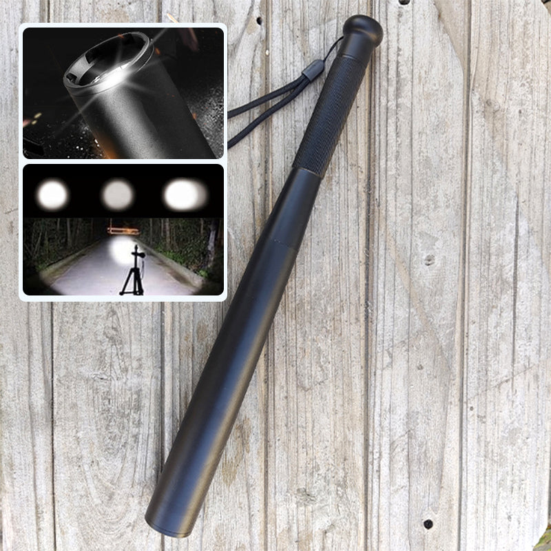 Baseball bat LED flashlight