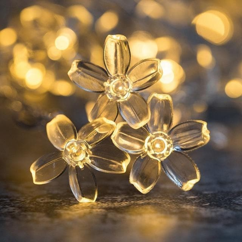 Fairy LED String Lights | Star Snowflake Flower Ball Twinkle Decor