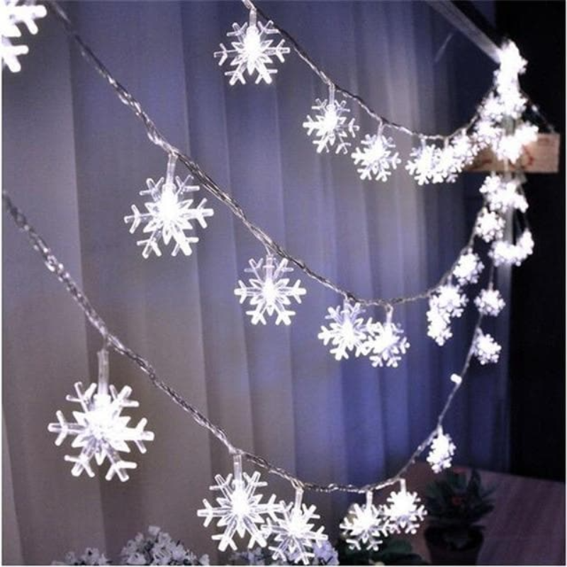 Fairy LED String Lights | Star Snowflake Flower Ball Twinkle Decor