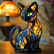 Cute Cat Night Lamp with Soft LED Glow - Adorable Bedside Mood Light for Nurseries, Kids and Bedrooms