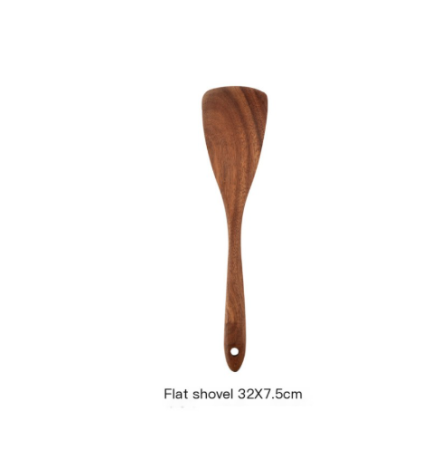 Wooden Kitchen Utensil Set | Natural Cooking Spoons & Spatulas
