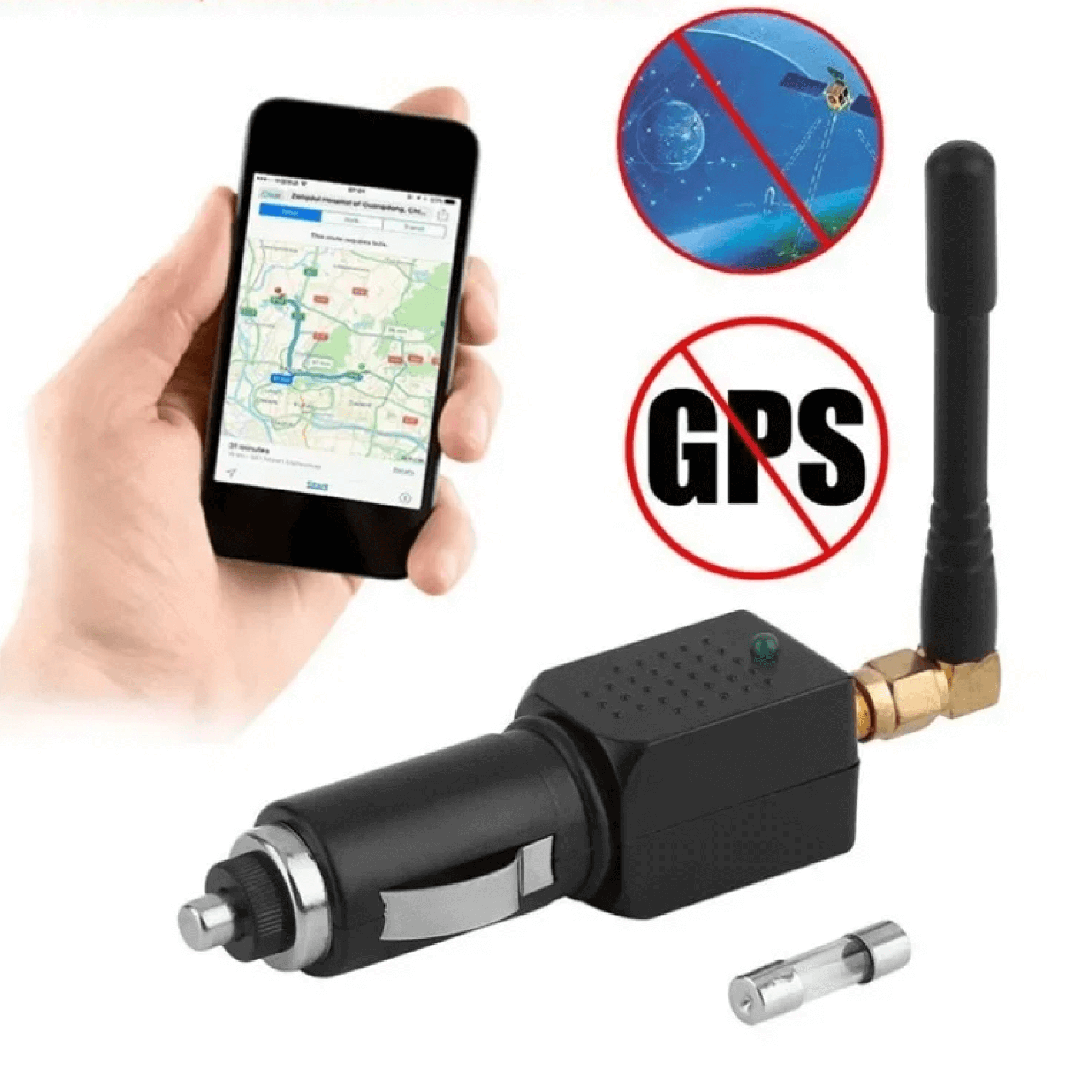 GPS Signal Blocker & Anti-Tracking Detector for Car, Truck & Vehicle Privacy