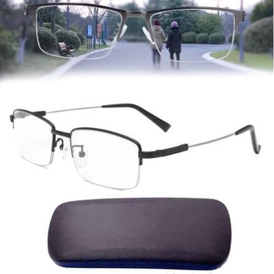 German Progressive Glasses - Multi-Focus with Photochromic & Blue Light Protection