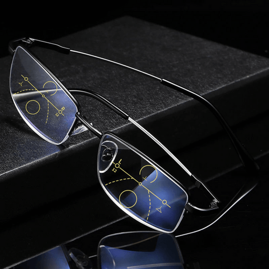 Progressive Multifocal Reading Glasses | German Design Bifocal Eyeglasses