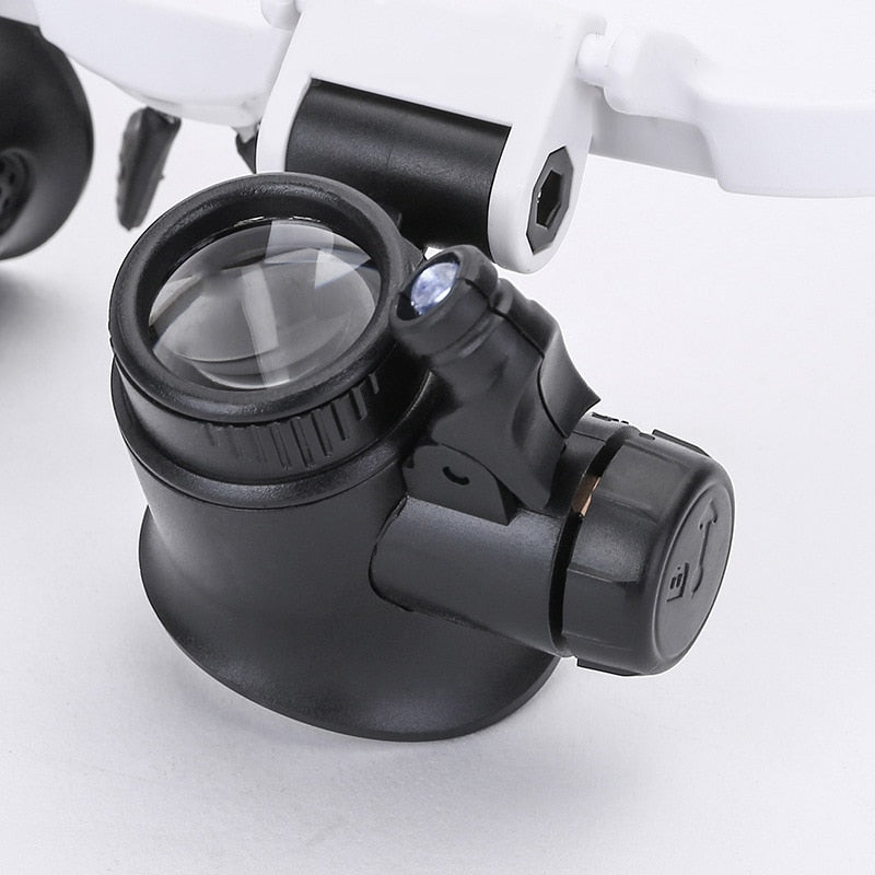 Precision Magnifying Glasses with LED Light