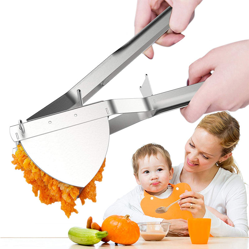 Stainless Steel Potato Ricer & Masher, Baby Food & Fruit Press