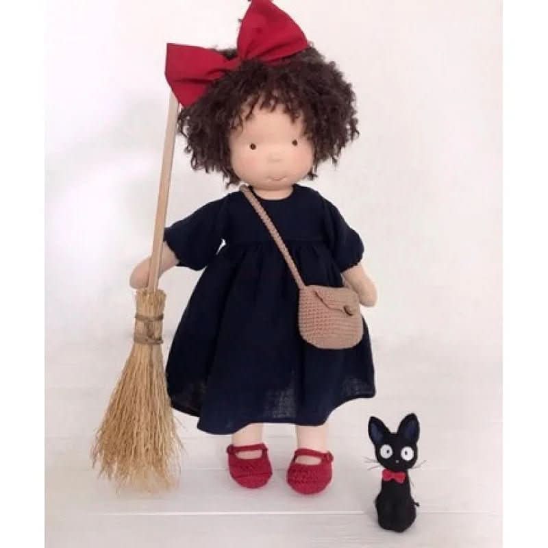 Handmade Waldorf Cotton Doll - Soft Natural Cuddle Companion for Imaginative Play and Nursery Decor