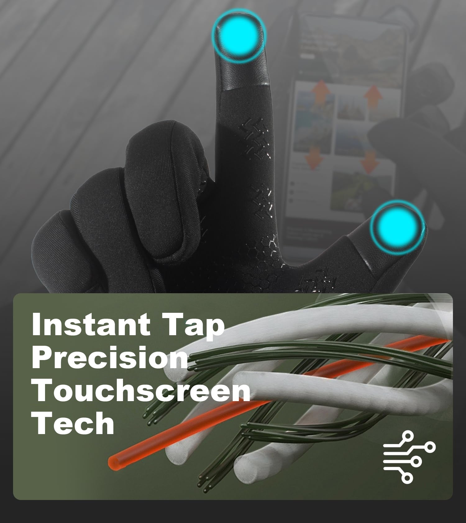 ThermoFlex | Rechargeable Touchscreen Heated Gloves