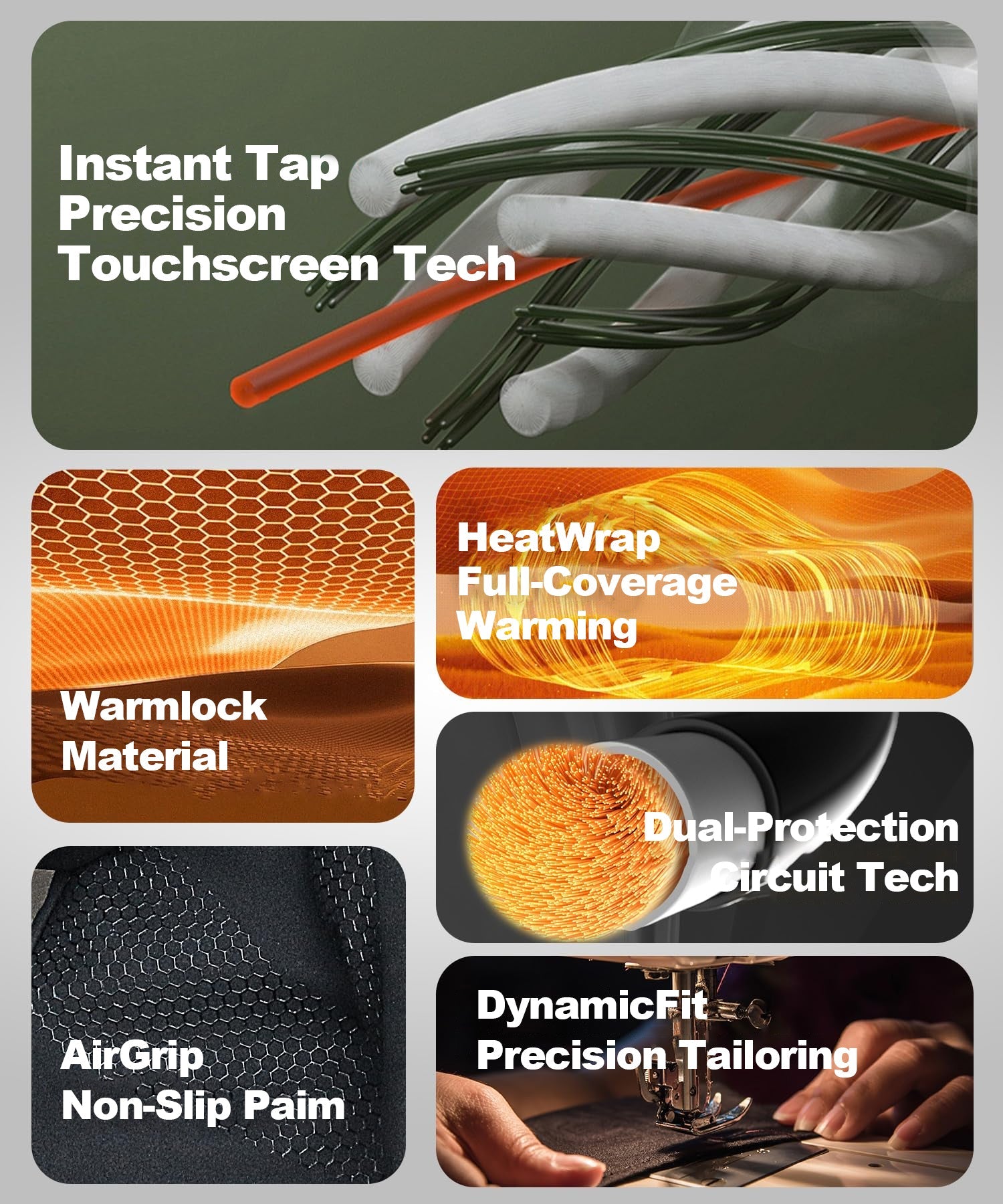 ThermoFlex | Rechargeable Touchscreen Heated Gloves