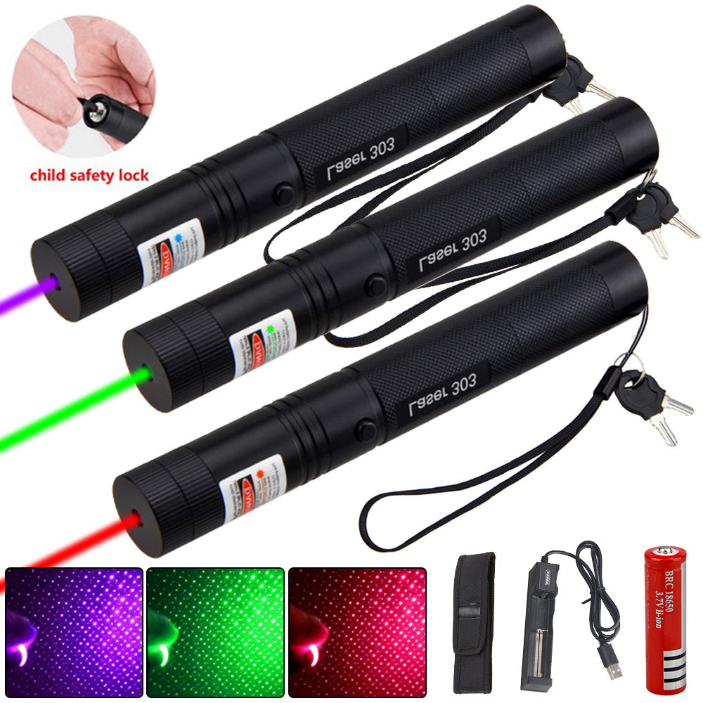 RaySight | High Power Green Laser Pointer Long Range Beam for Outdoor Use