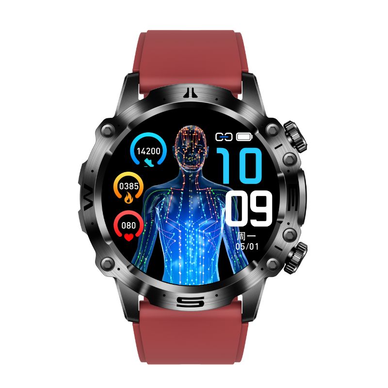 Advanced ECG Smartwatch | EKG, Blood Pressure, Blood Sugar and Health Insights