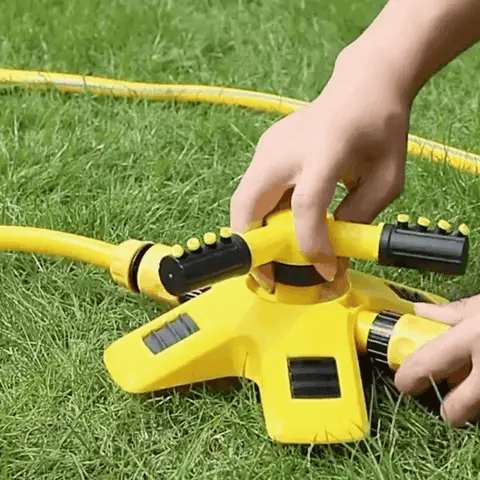 Rotating Lawn Sprinkler with 360 Degree Multi Angle Nozzles