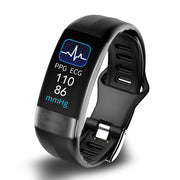 Intelligent Blood Pressure Monitor Bracelet with EKG, Heart Rate, SpO2 & Sleep Tracker