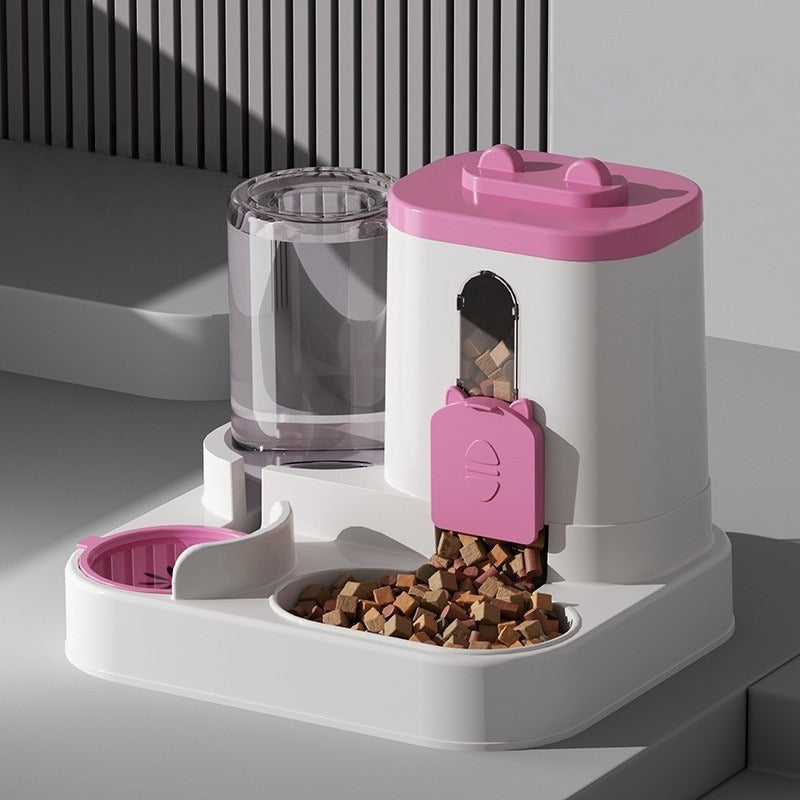 PetDuet | 2-in-1 Automatic Food and Water Dispenser Station for Pets
