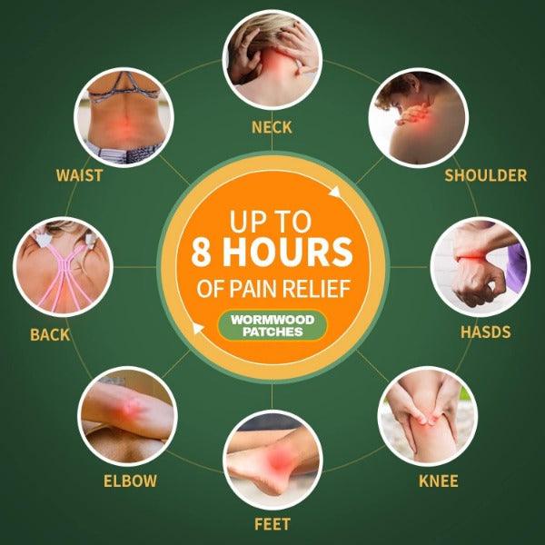 FlursHerb | 180-Piece Herbal Adhesive Joint Pain Relief Patches Set