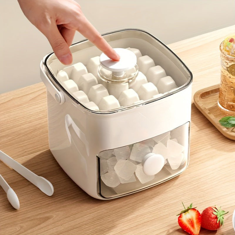 Compact Countertop Ice Cube Maker – Fast Self-Serve Ice Machine for Home, Office & Bar