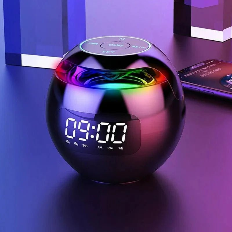 Modern Digital Alarm Clock – Wake-up Light, Bluetooth Speaker, and Ambient Lighting for a Calm and Modern Morning Routine
