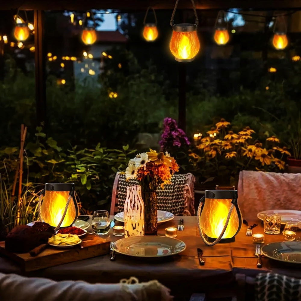 LucasGlow | Outdoor Waterproof Solar Lantern Light for Decorative Ambiance