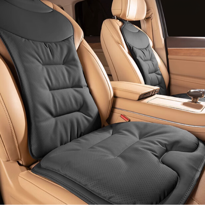 Supportive Seat Cushion for Back and Tailbone Comfort - Ergonomic Memory Foam Cushion for Office and Car