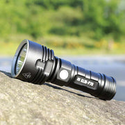 Ultra-Bright Rechargeable LED Flashlight with 9 Modes and 100,000 Lumens