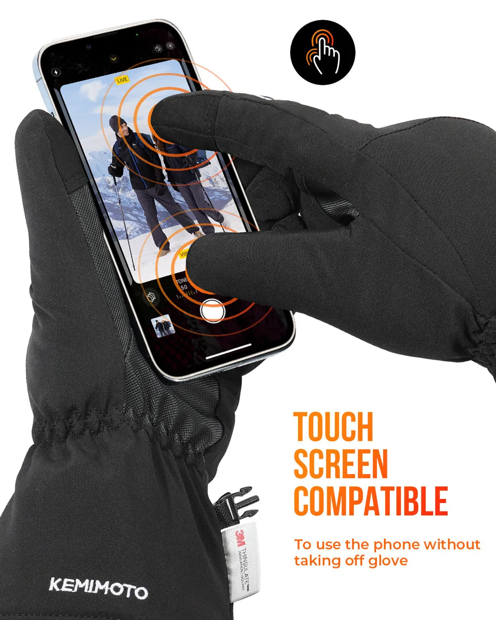 Thermal Heated Gloves | Waterproof Rechargeable Winter Gloves