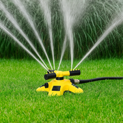 Rotating Lawn Sprinkler with 360 Degree Multi Angle Nozzles