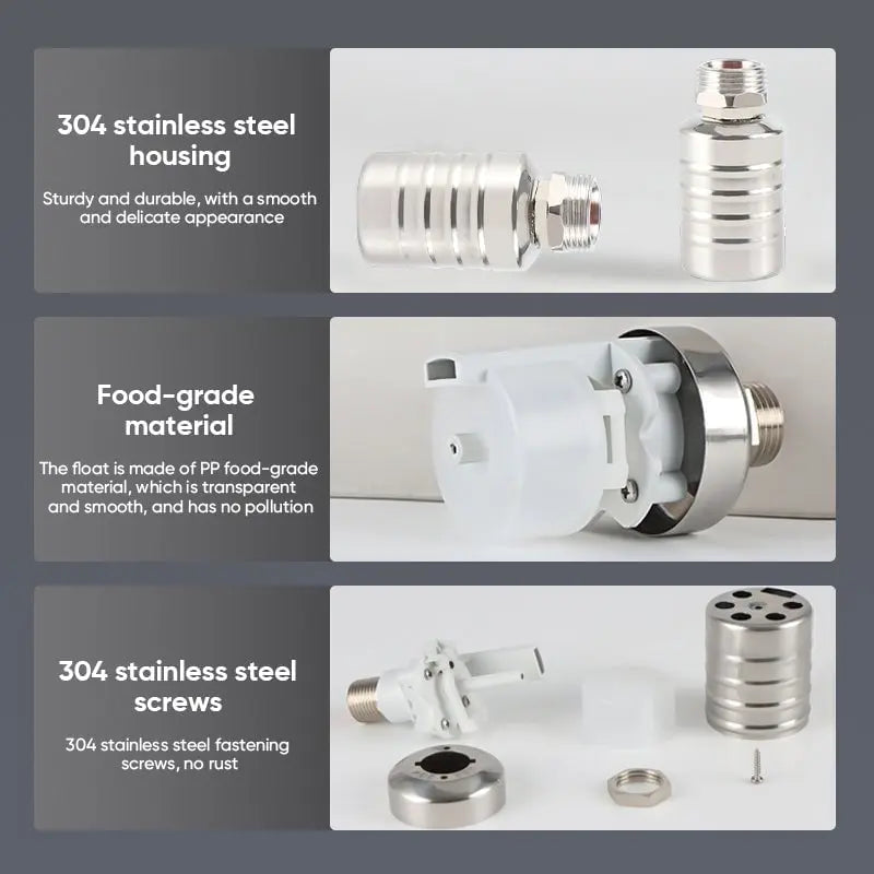 Stainless Steel Mini Float Valve for Automatic Water Level Control