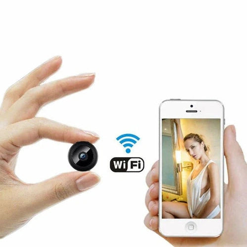 1080P WiFi Security Camera, Compact with Night Vision