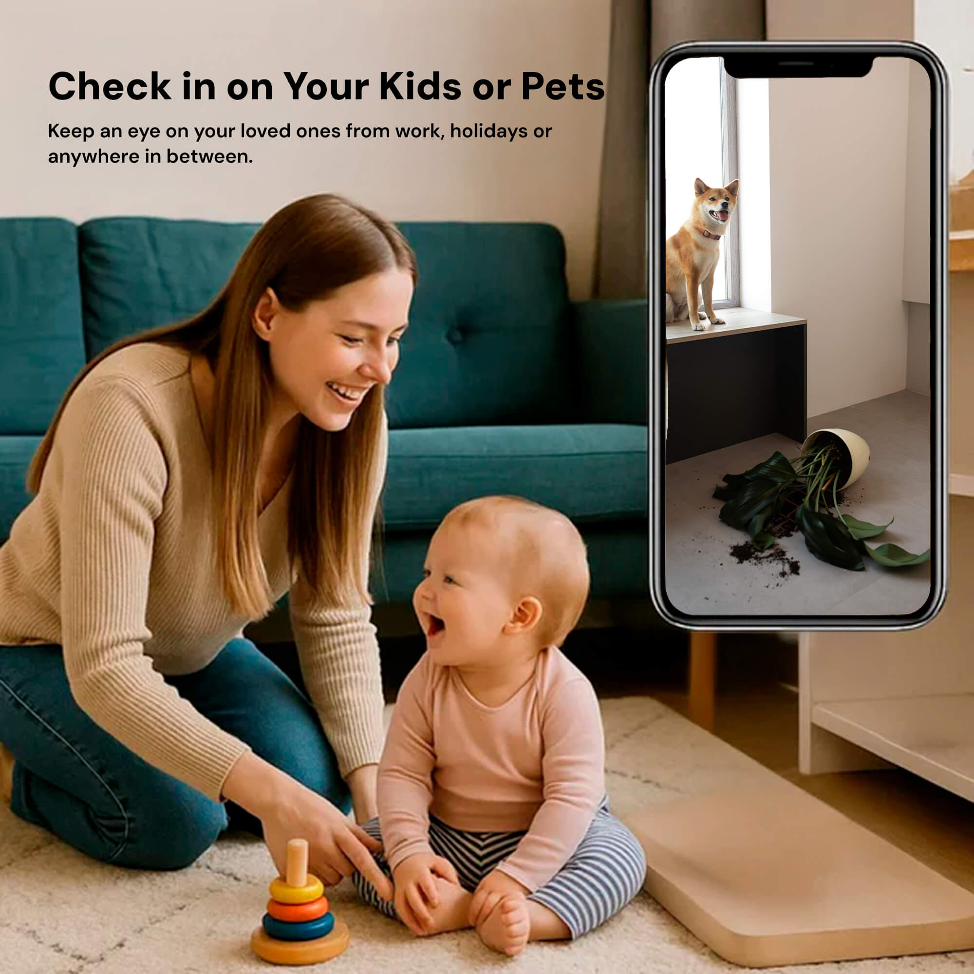 Wireless Home Security Camera | Two-Way Audio, WiFi Surveillance