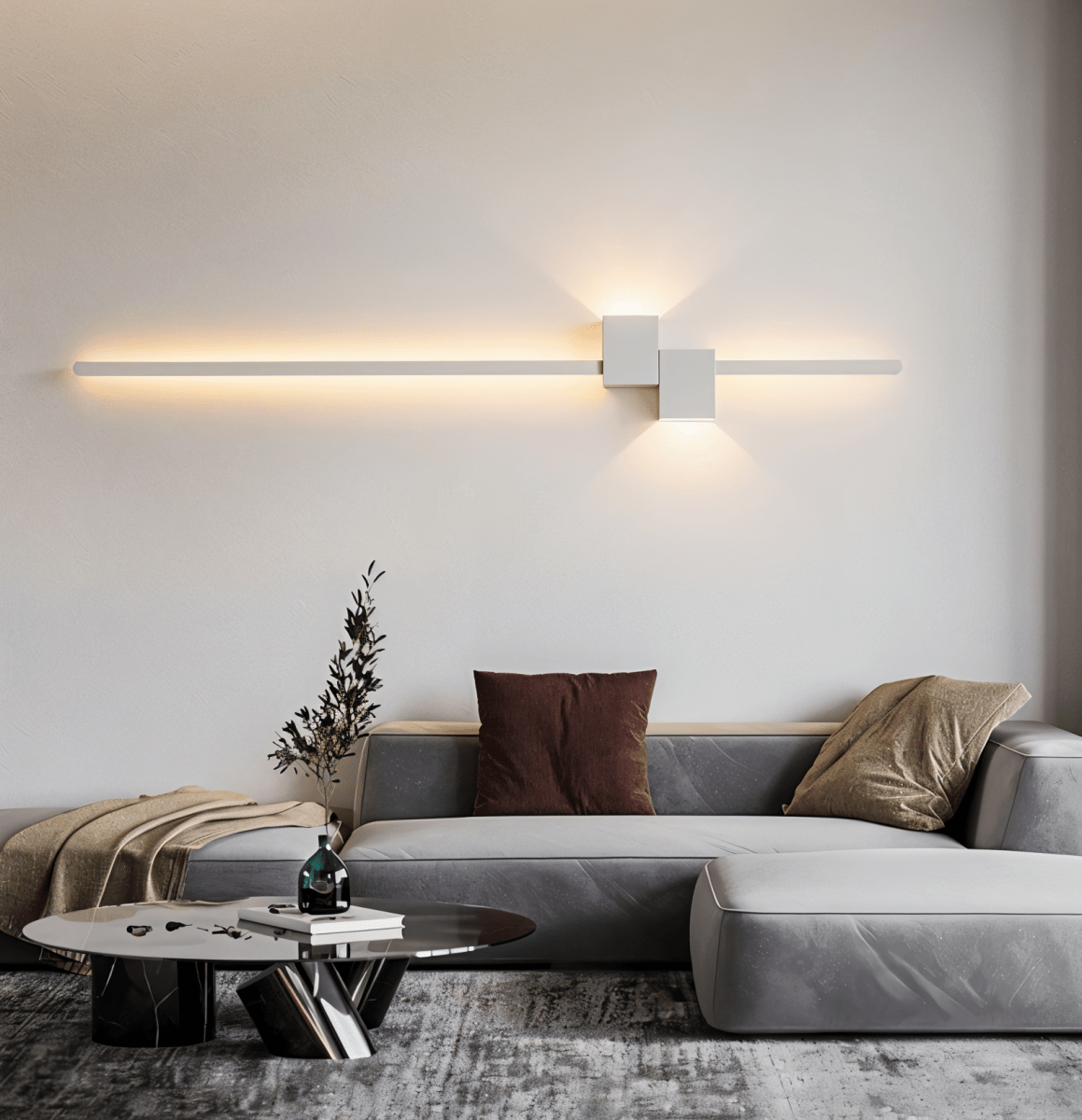 Modern Minimalist LED Wall Light – For Sleek Indirect Illumination and Modern Interior Decor