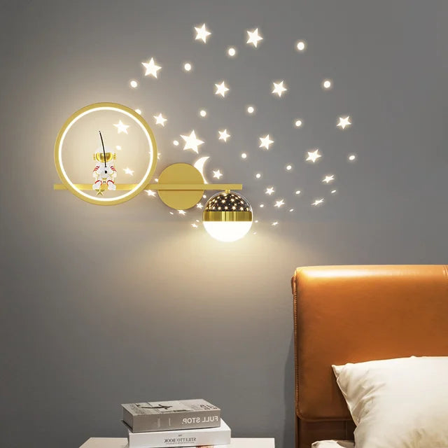 Modern Kids Wall Lamp with Soft Lighting for Child-Friendly Rooms