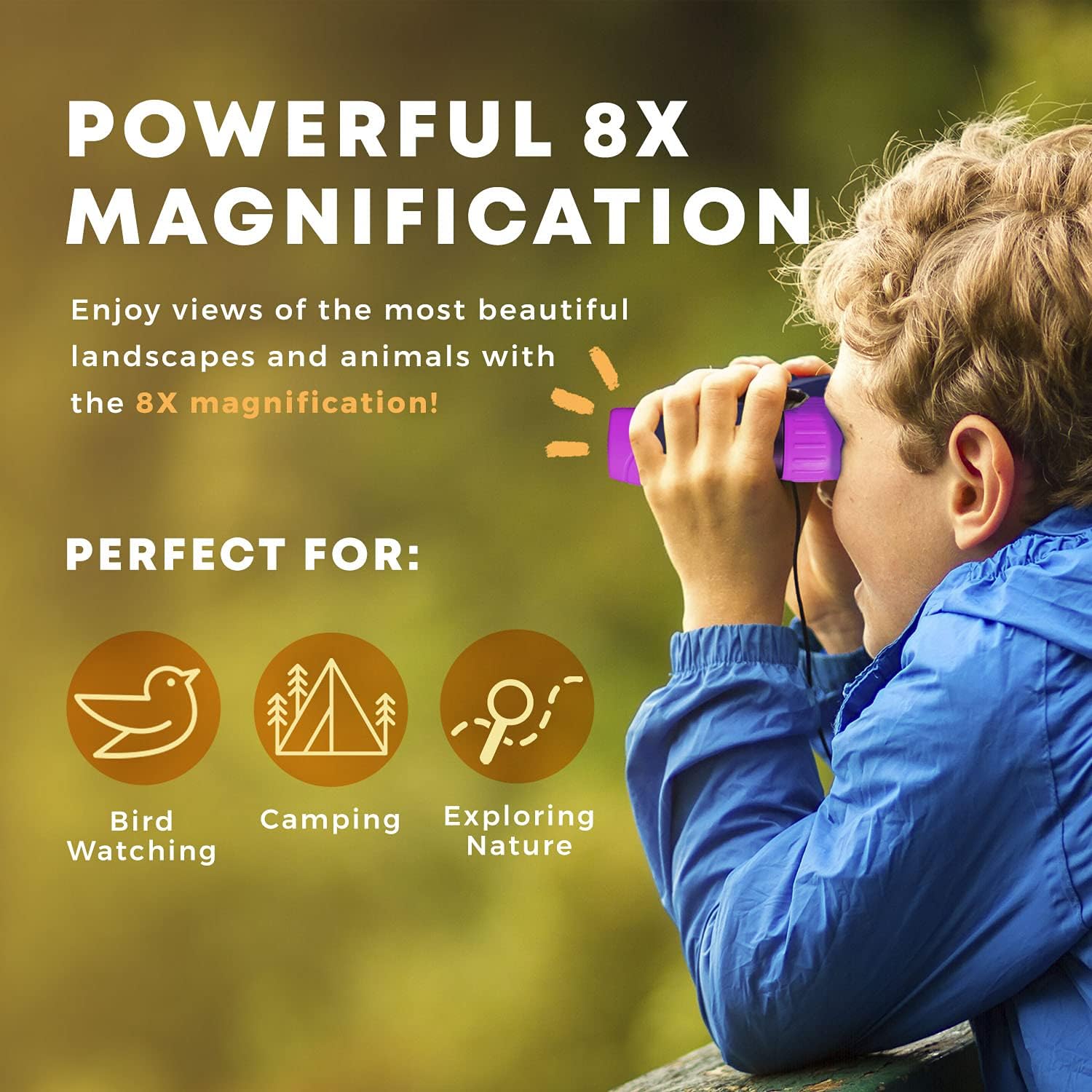 NathanScope | Compact Binoculars for Kids’ Outdoor Exploration Adventures
